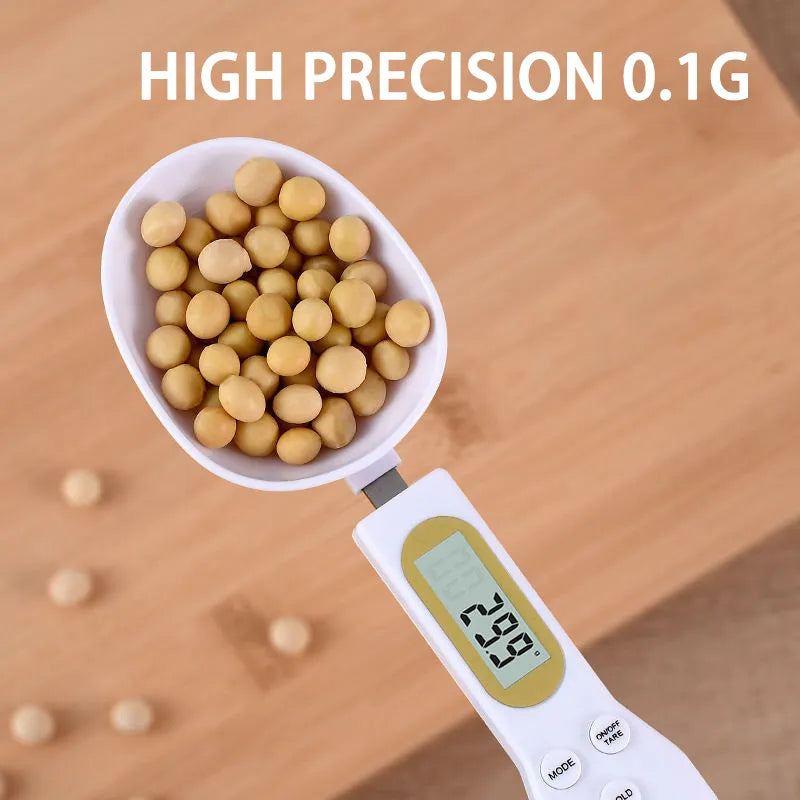 Weight Measuring Spoon LCD Digital Kitchen Scale 500g 0.1g Measuring Food Spoon Scale Mini Kitchen Tool for Milk Coffee Scale