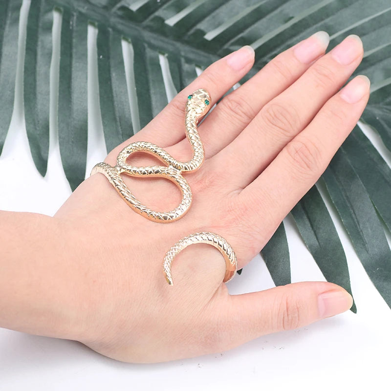 Punk Animal Snake Bracelet Hip Hop Crystal Bracelets For Women Bohemian Bangles Gifts Men Jewelry Bangle Fashion Party Gift