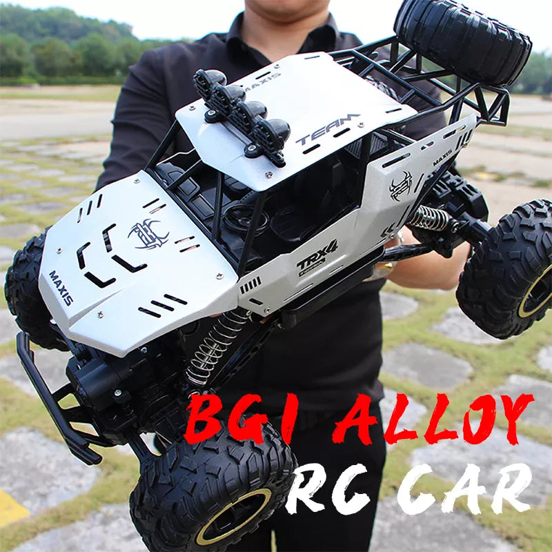 4WD RC Car With Led Lights 2.4G Radio Remote Control Cars Buggy Off-Road Control Trucks Boys Toys for Children