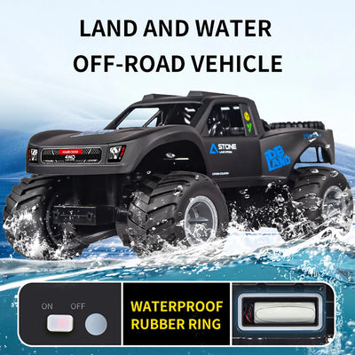 Q156 Amphibious 4WD RC Car 2.4G Off Road Remote Control Cars Waterproof Climbing Vehicle Drift Monster Truck for Kids Toys