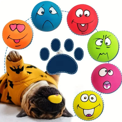 Cute Big Eye Monster Design Durable Dog Squeaky Chew Latex Toys Tough Squeaky Dog Grinding Teeth Toys Dog Accessories